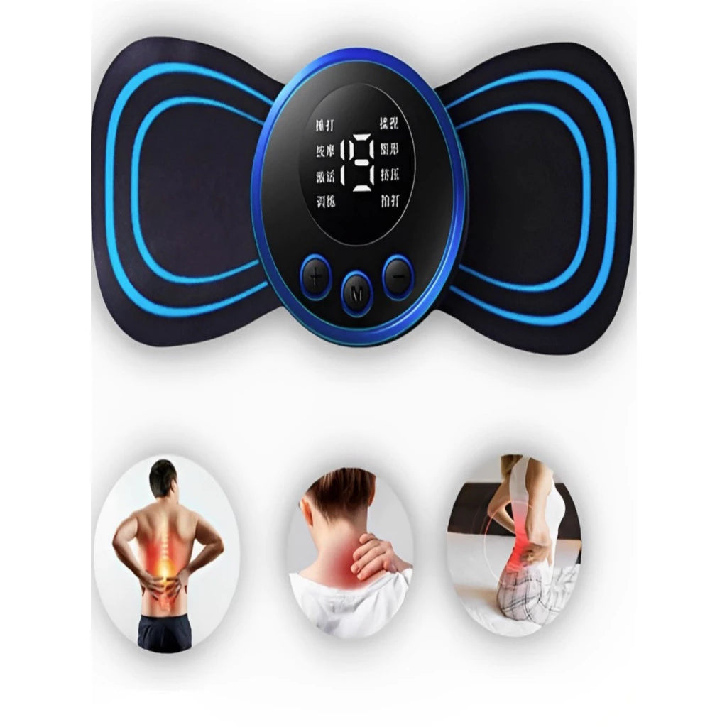Kit Tapete Massageador Elétrico Para Pés + Mini Massageador Elétrico Portátil