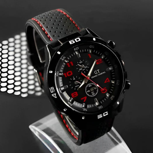 Relógio Digital Esportivo Masculino Resistente À Água - Pulseira De Silicone