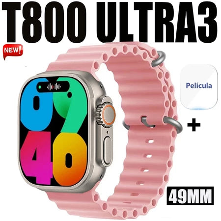 Relógio Smart Watch T800/DT800 À Prova D’Água Nova Série 2025