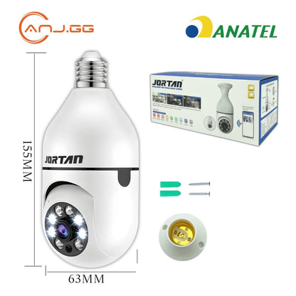 Câmera Segurança 360 Infravermelho Sem Fio Wifi