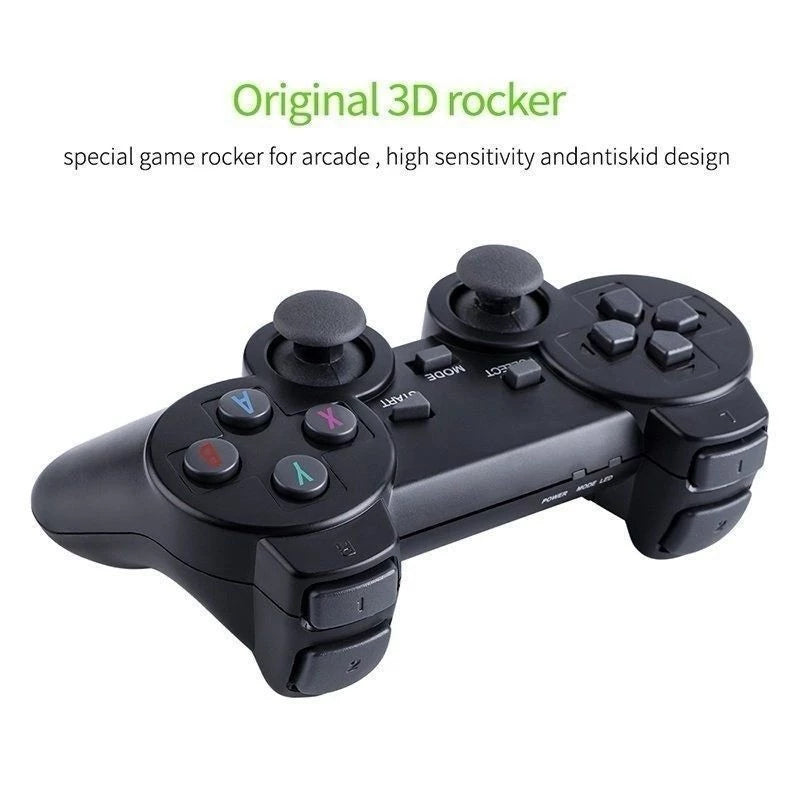 Video game Stick 4K Com 20000 Jogos 2 Controles Sem Fio Console Portatil Jogos Retro Video Game