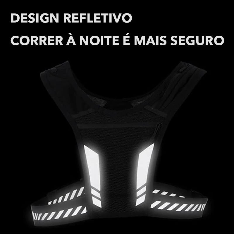 Colete De fitness Esportivo Refletivo De Corrida Respirável No Peito