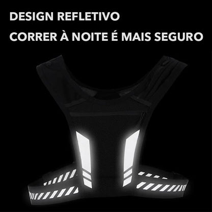 Colete De fitness Esportivo Refletivo De Corrida Respirável No Peito