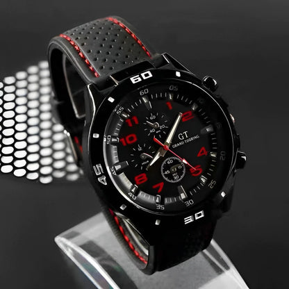 Relógio Digital Esportivo Masculino Resistente À Água - Pulseira De Silicone