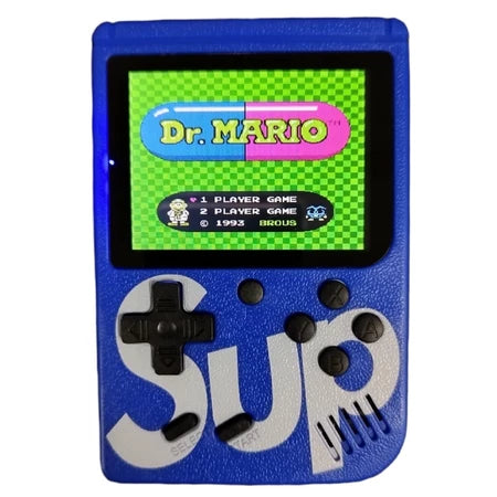 Mini Video Game Portátil Sup C/ 400 jogos + 1 Controle para 2 jogadores Console