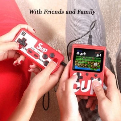 Mini Video Game Portátil Sup C/ 400 jogos + 1 Controle para 2 jogadores Console